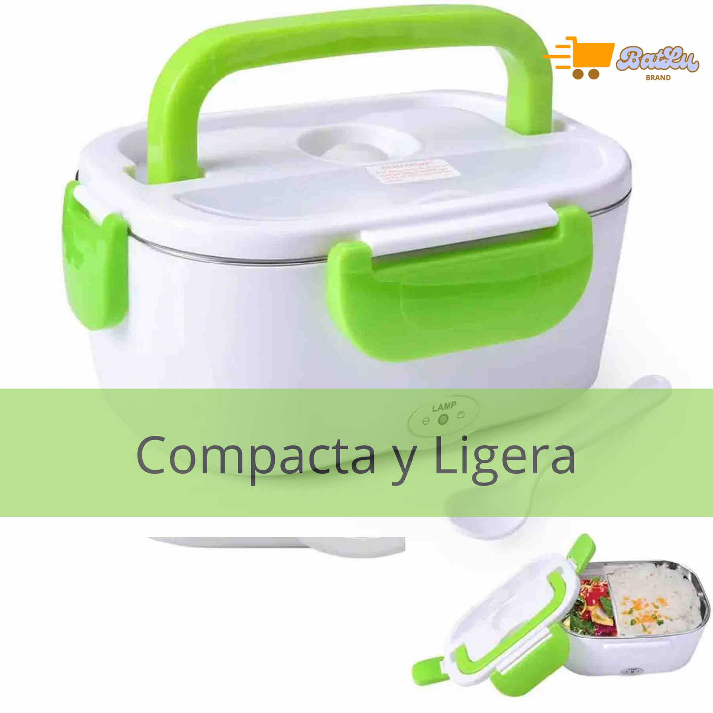 ThermoBox™ Pro 220V – Lonchera Eléctrica Portátil para Comidas