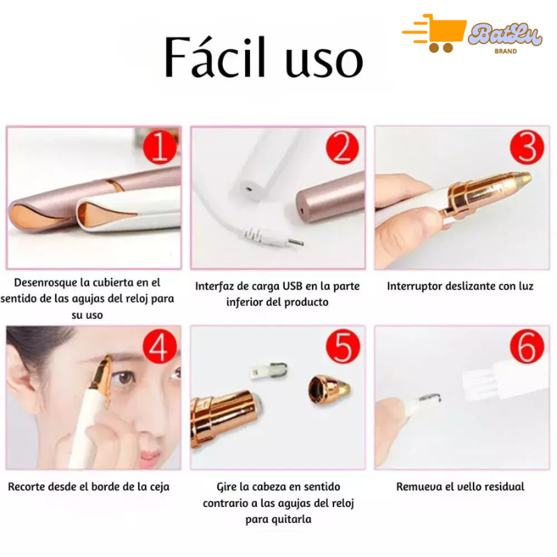 DEPILADORA PERFILADORA DE VELLOS USB