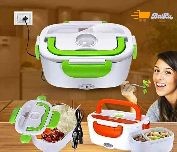 ThermoBox™ Pro 220V – Lonchera Eléctrica Portátil para Comidas