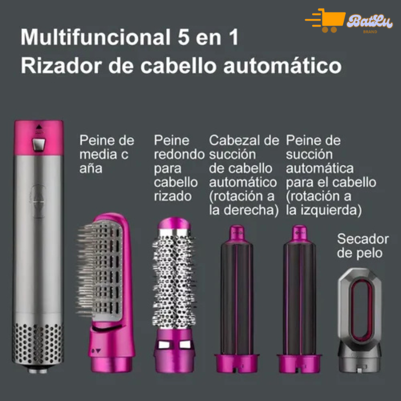 Cepillo Secador 5 En 1 Profesional