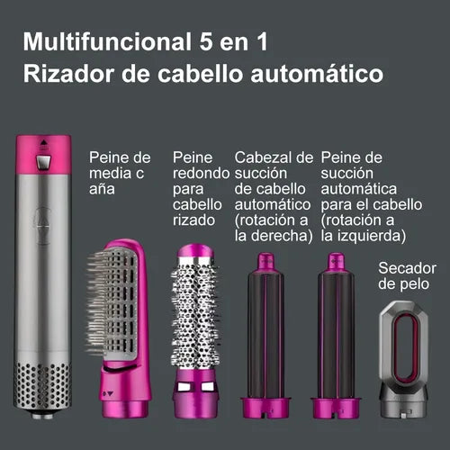 Cepillo Secador 5 En 1 Profesional
