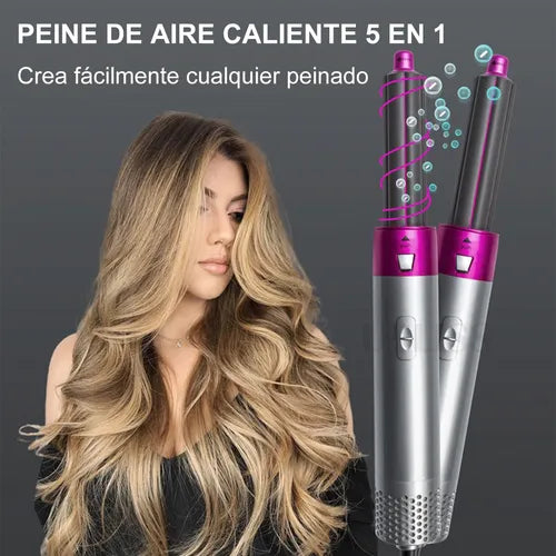 Cepillo Secador 5 En 1 Profesional
